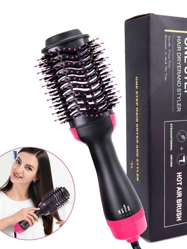 Cepillo de Cabello 3 en 1 para Secar, Alizar y Ondular