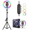 Kit Aro LED RGB+ Tripode con Soporte para Celular