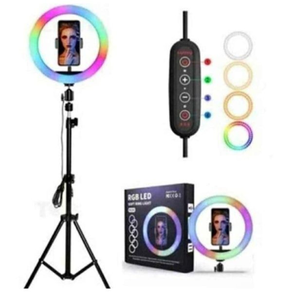 Kit Aro LED RGB+ Tripode con Soporte para Celular