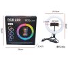 Kit Aro LED RGB+ Tripode con Soporte para Celular