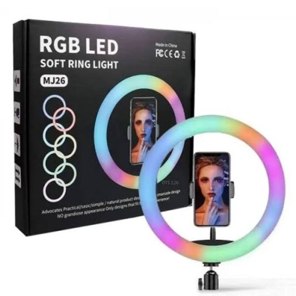Kit Aro LED RGB+ Tripode con Soporte para Celular