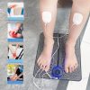 Masajeador Electrico Recargable para Pies con Parches de Electrodos