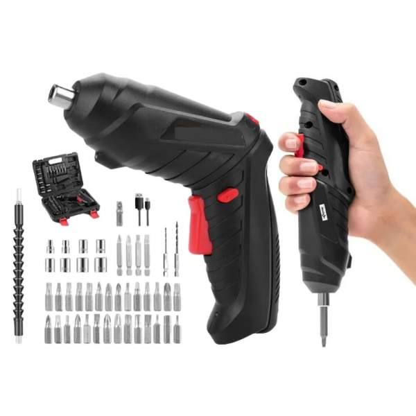 Mini Taladro Destornillador Eléctrico Inalámbrico Portátil 45Pz