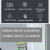 Mini Taladro Destornillador Eléctrico Inalámbrico Portátil 45Pz