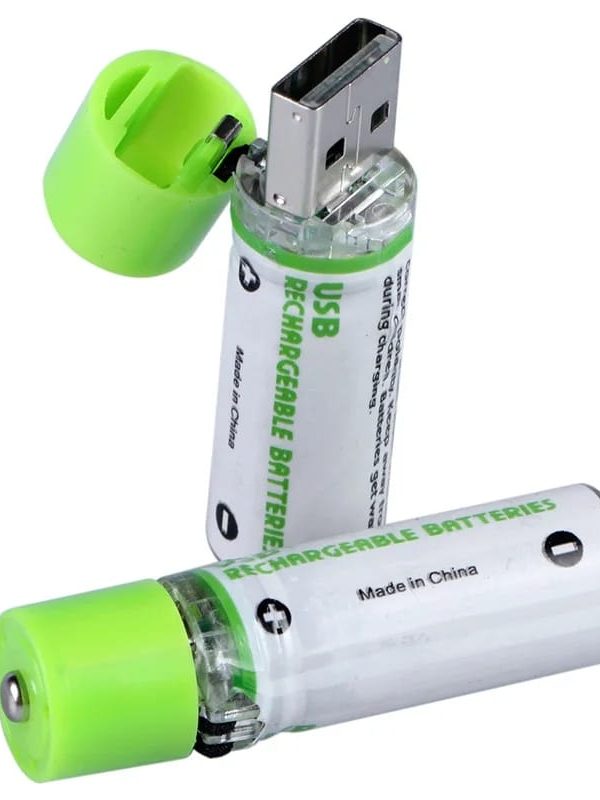 Pack 2 Pilas Recargables USB