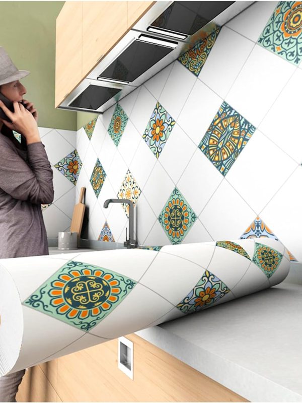 Papel Tapiz PVC AutoAdhesivo Para Cocina, Baño y Decoracion