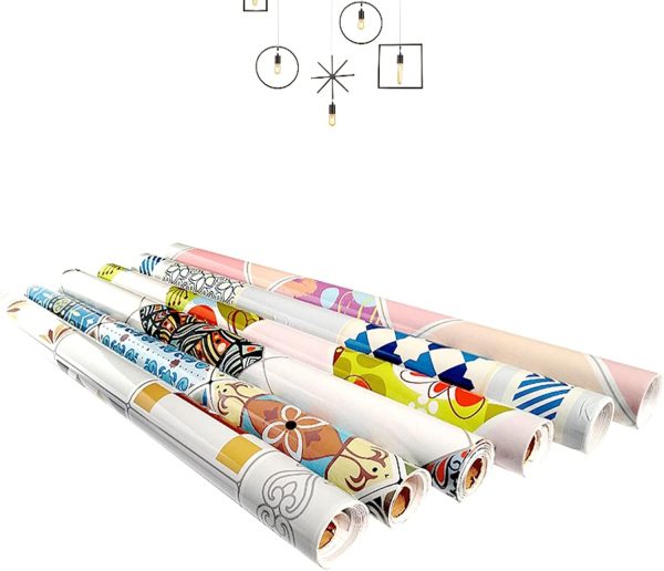 Papel Tapiz PVC AutoAdhesivo Para Cocina, Baño y Decoracion