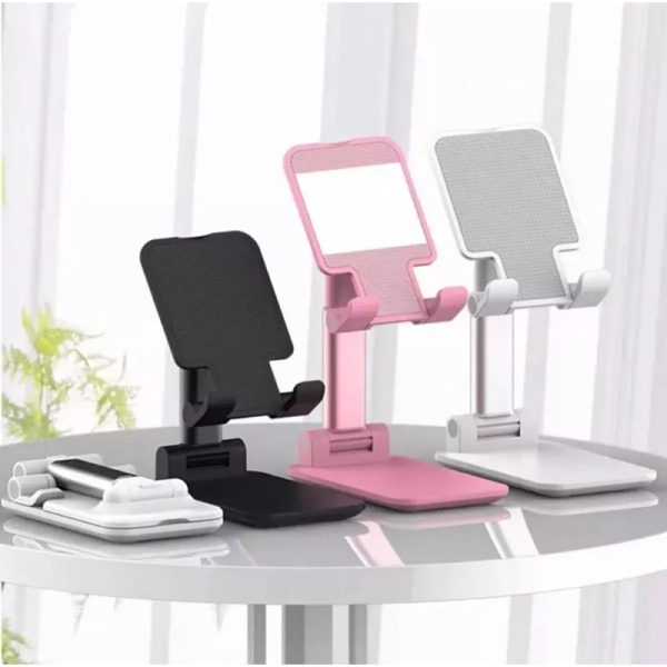 Soporte Plegable y Portatil para Celular y Tablet en Escritorio
