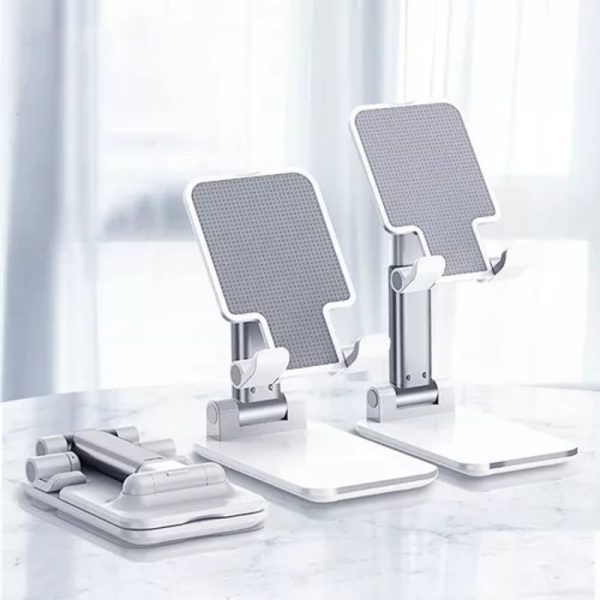 Soporte Plegable y Portatil para Celular y Tablet en Escritorio