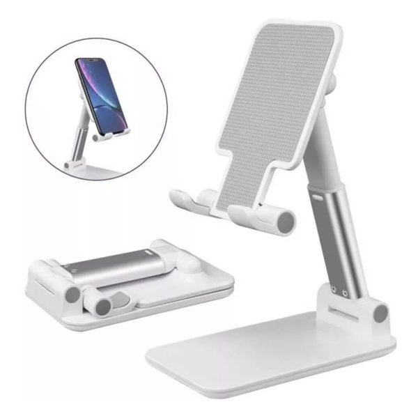 Soporte Plegable y Portatil para Celular y Tablet en Escritorio