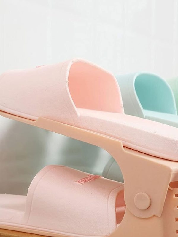 Soporte de Zapatos Ajustable de Doble Capa