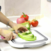 Tabla de Picar y Escurridor Plegable Multifucional 2 en 1
