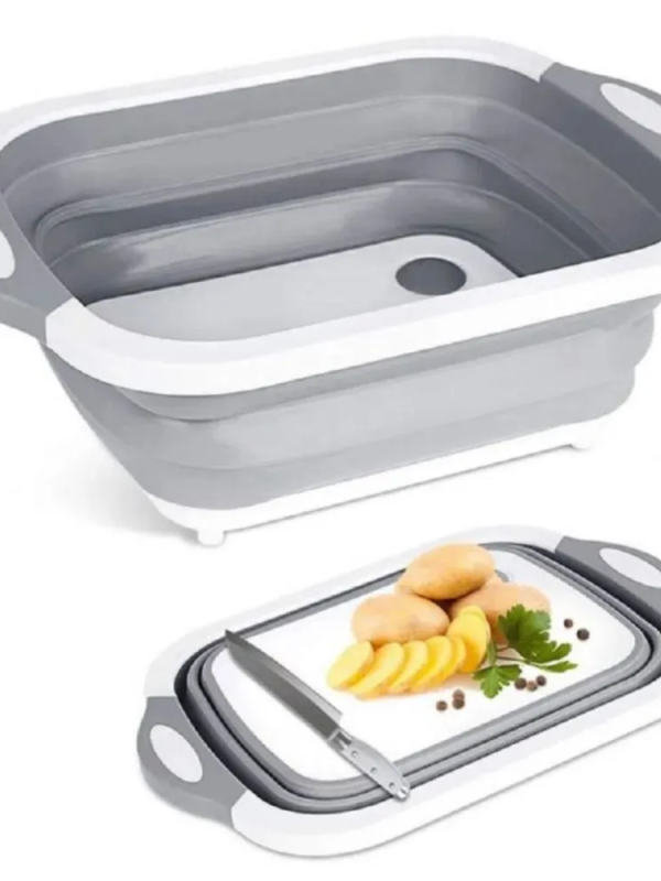 Tabla de Picar y Escurridor Plegable Multifucional 2 en 1