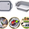Tabla de Picar y Escurridor Plegable Multifucional 2 en 1