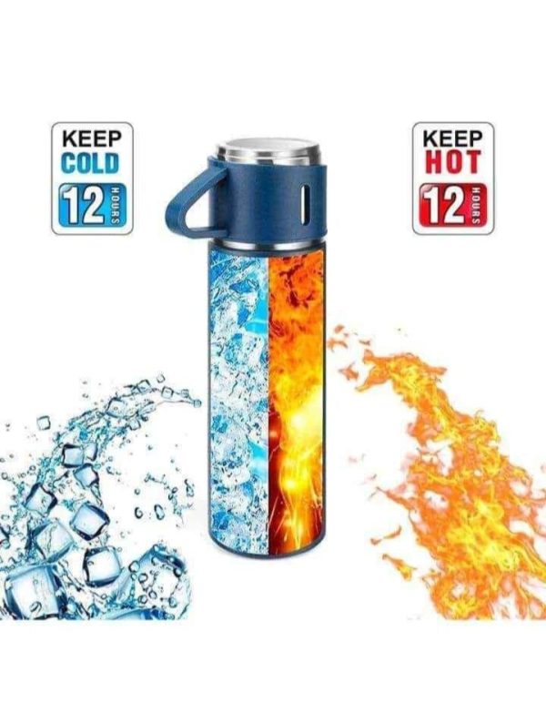 Termo-De-Acero-Inoxidable-Con-Doble-Taza-frio-caliente.jpg Termo De Acero Inoxidable Con 3 Tazas