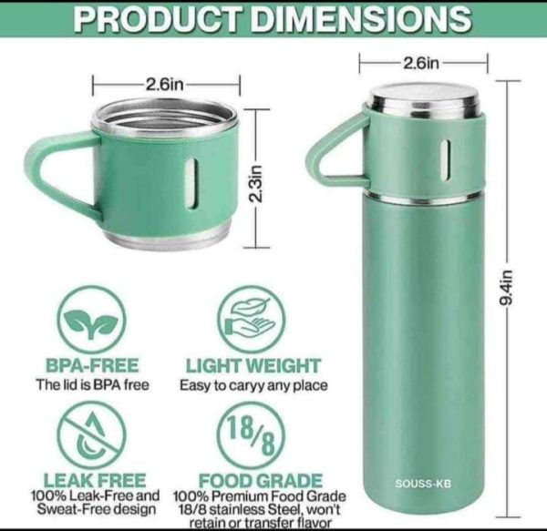 Termo-De-Acero-Inoxidable-Con-Doble-Taza-frio-dimensiones.jpg Termo De Acero Inoxidable Con 3 Tazas