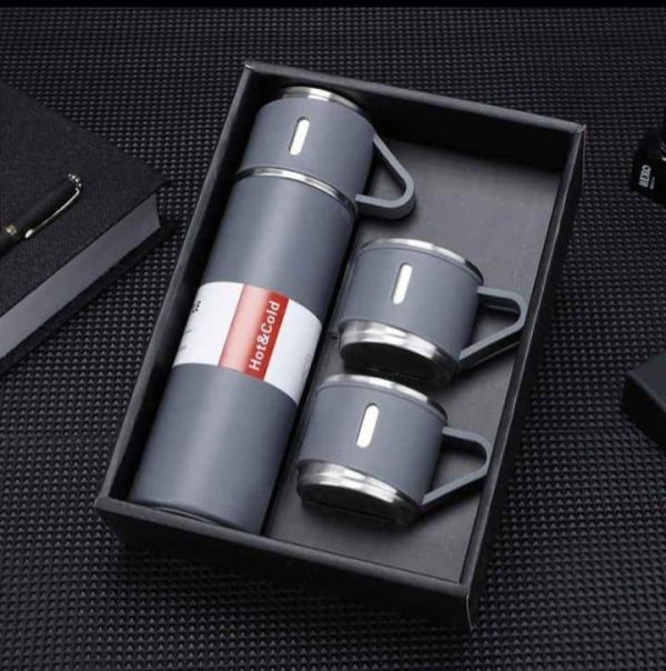 Termo-De-Acero-Inoxidable-Con-Doble-Taza-portada.jpg Termo De Acero Inoxidable Con 3 Tazas