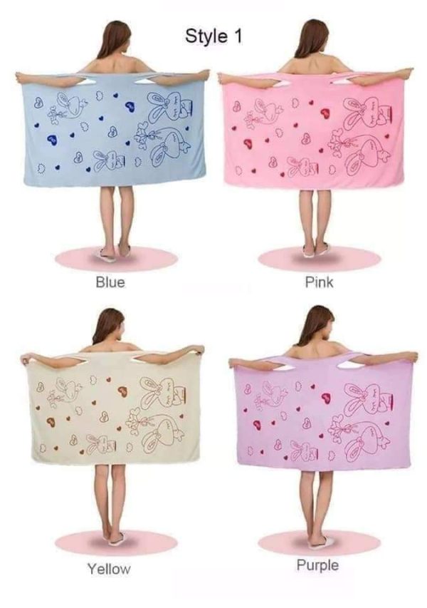 Toalla De Baño Microfibra para Mujer