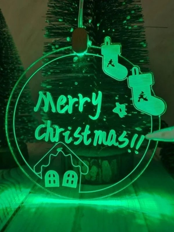 Colgante Acrilico Luminoso LED Personalizado de los Deseos