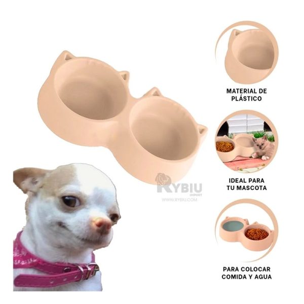 comedero-para-mascotas-4.jpeg Plato de Comida para Mascotas con Doble Compartimiento y Orejitas