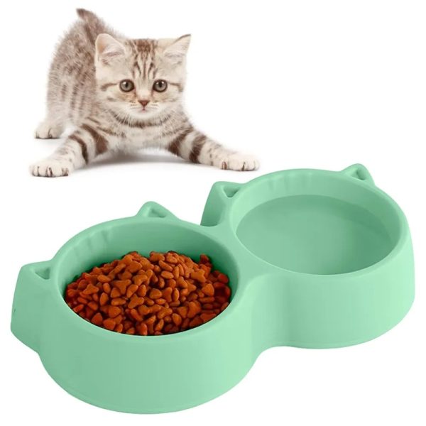 comedero-para-mascotas-7.jpeg Plato de Comida para Mascotas con Doble Compartimiento y Orejitas