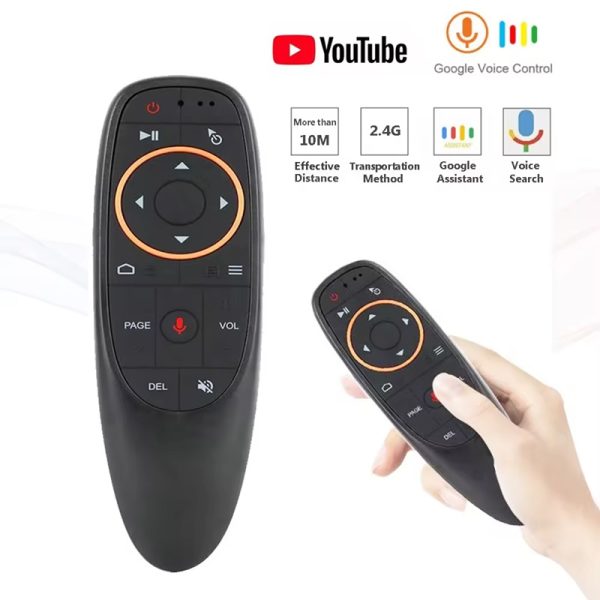 Control Remoto Air Mouse G10 con Giroscopio y Voz para Smart TV