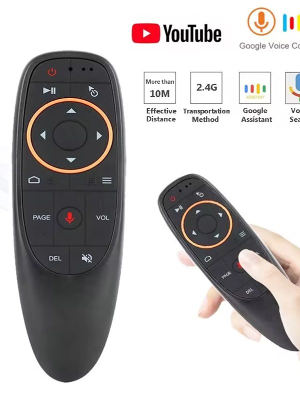 Control Remoto Air Mouse G10 con Giroscopio y Voz para Smart TV