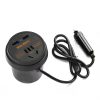 Inversor de corriente portátil para automóvil, con 12v-24V dc de entrada y dc 110V-220v de salida con una potencia de 150W