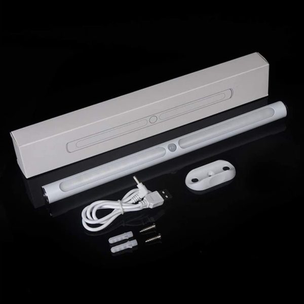 Lámpara LED cilíndrica Recargable con Sensor de Movimiento