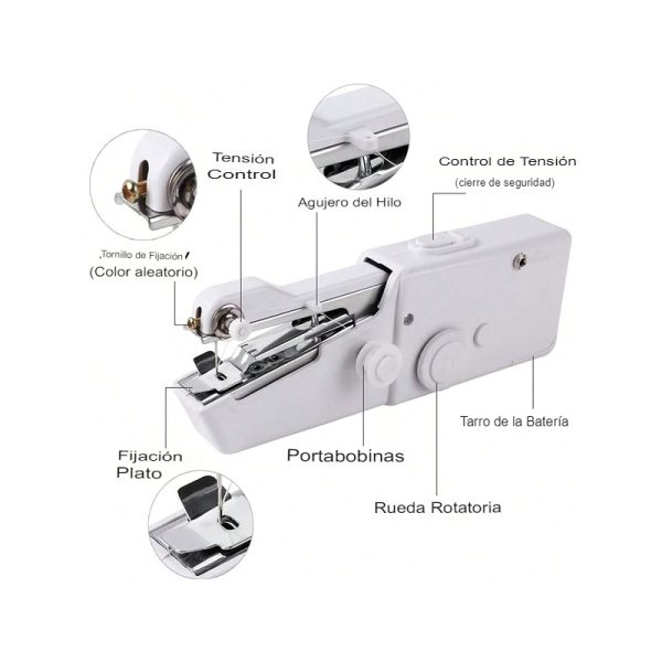 Maquina de Coser Electrica Portatil de Mano para Costura