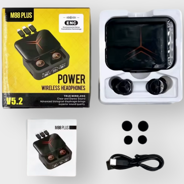 microfono88-12.png Audífonos Inalámbricos Cargador M88 Plus