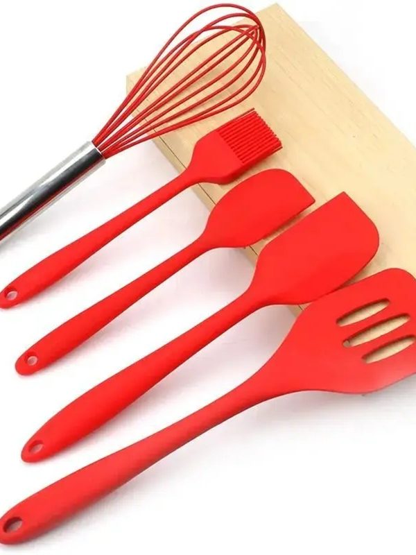 Set de Utensilios de silicona para cocina 5pz