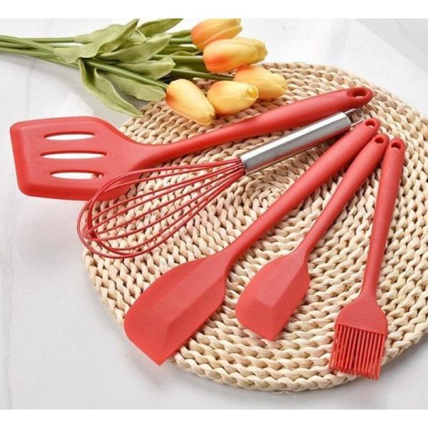 Set de Utensilios de silicona para cocina 5pz