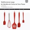 Set de Utensilios de silicona para cocina 5pz