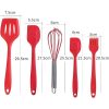 Set de Utensilios de silicona para cocina 5pz