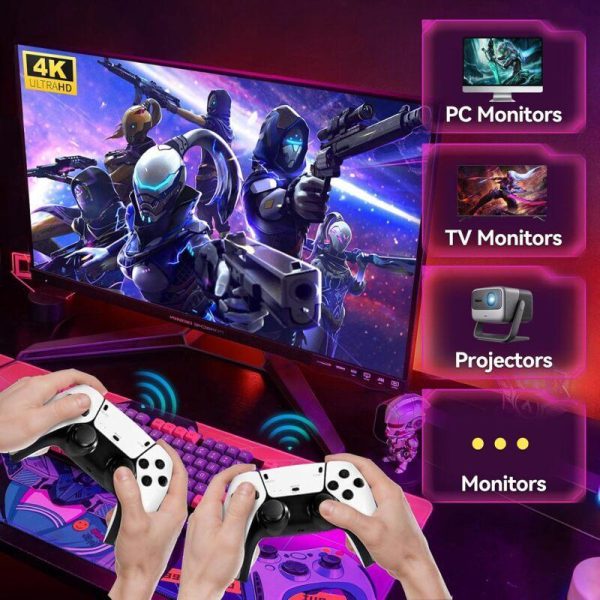 Consola Retro M15 Pro 4K Game Stick 64GB con 10000 Juegos