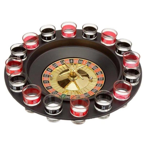 Ruleta de Shots Fiesta Modelo RULETA 16 Vasos Cristal