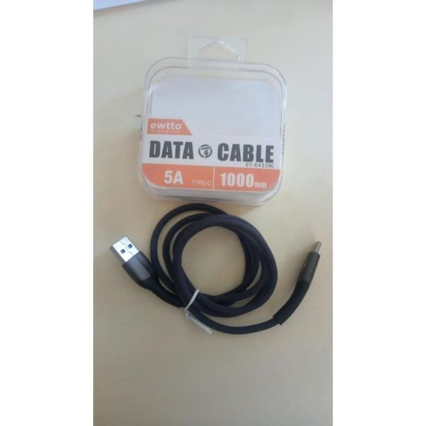 cable-de-datos-tippo-c-ewtto-2.jpg Cable Carga Rápida Ewtto ET-E4339C Tipo C 5A 1m