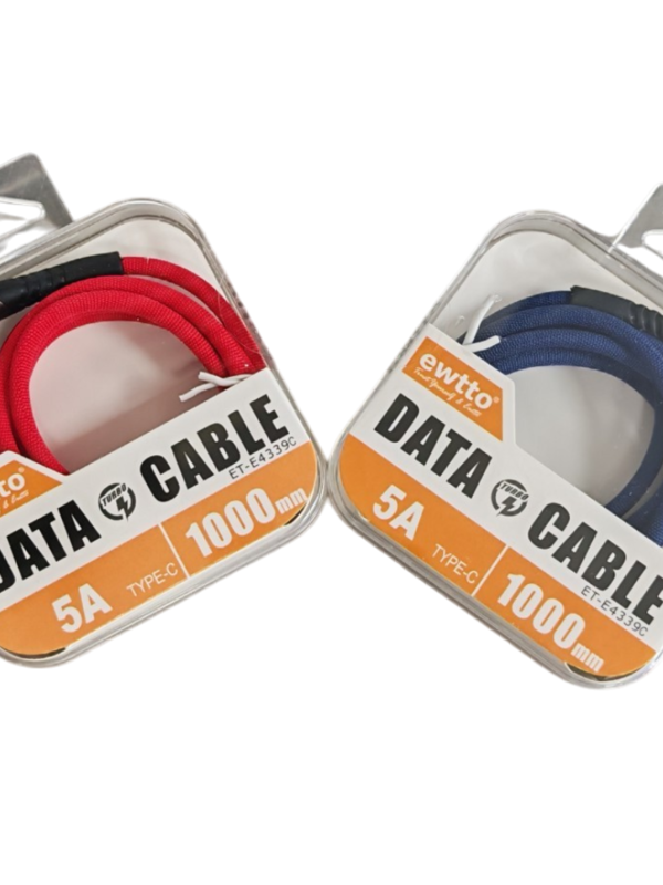 Cable Carga Rápida Ewtto ET-E4339C Tipo C 5A 1m