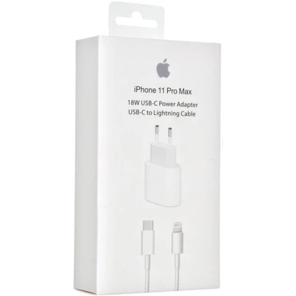 cargador-iphone-tipo-C-3.jpg Cargador iPhone 11 Pro Max 18W USB-C + Cable Lightning