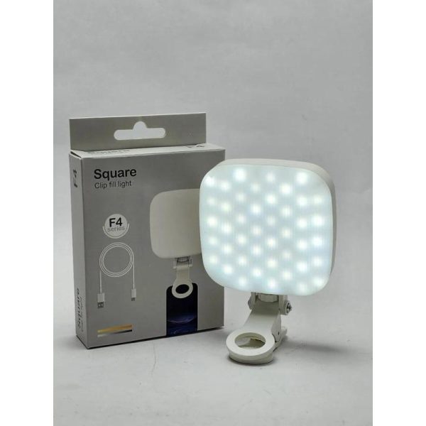Luz LED F4 Series Recargable para Celular con Brillo Regulable
