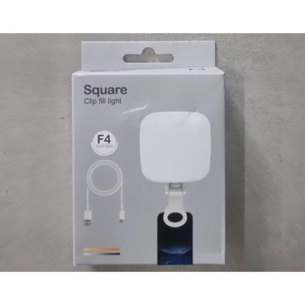 Luz LED F4 Series Recargable para Celular con Brillo Regulable
