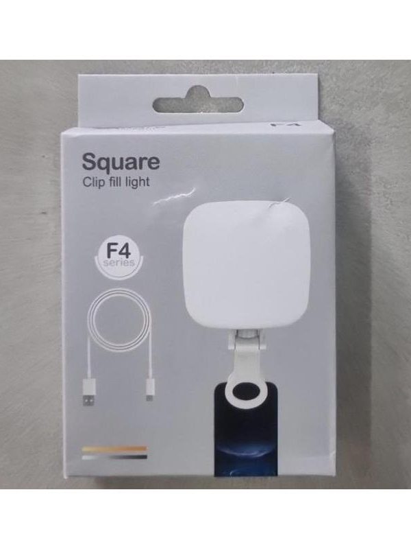 Luz LED F4 Series Recargable para Celular con Brillo Regulable